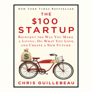 The $100 Startup book cover by Chris Guillebeau